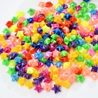 100 разноцветных светящихся звездочек