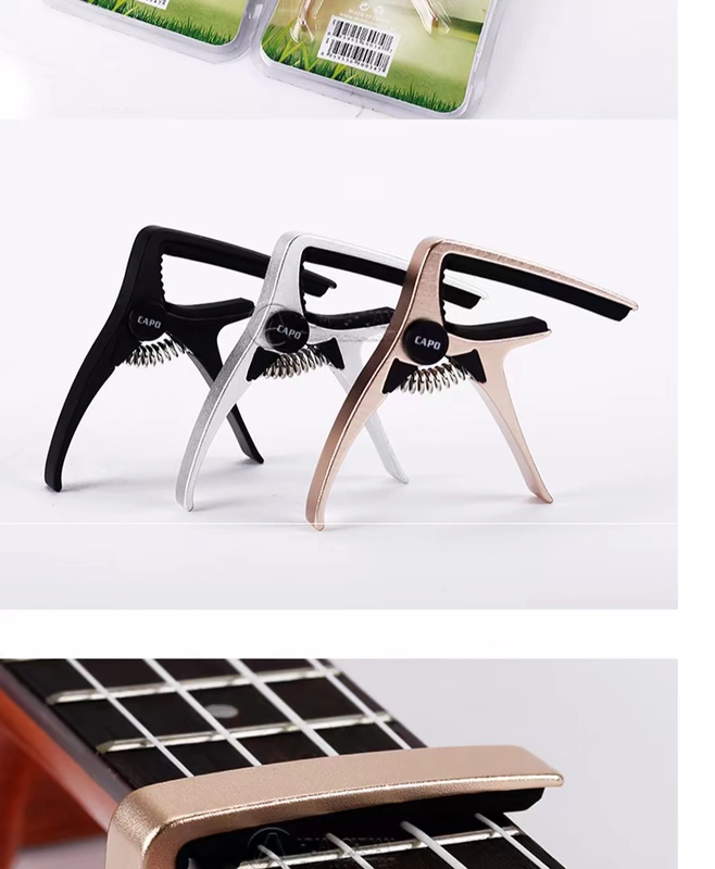 Aroma guitar nhỏ umming clip ukulele ukulele đặc biệt capo dễ thương nhạc cụ phụ kiện nhỏ gọn - Phụ kiện nhạc cụ