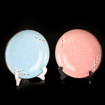 Plate holder decorative plate rack porcelain plate tray holder display rack triangle bracket plate plastic holder