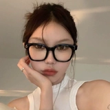 Ретро черная рама квадратная квадратная форма