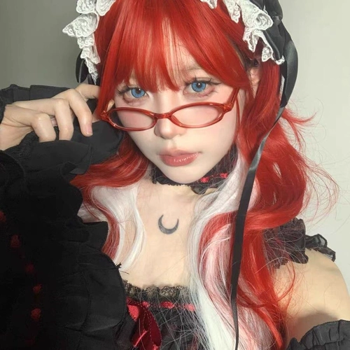 Красные очки, ретро комиксы для школьников, косплей, оптика