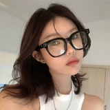 Ретро черная рама квадратная квадратная форма