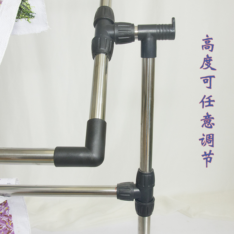 精品不锈钢加厚十字绣架子加固大号可调立式十字绣框架子绣绷刺绣