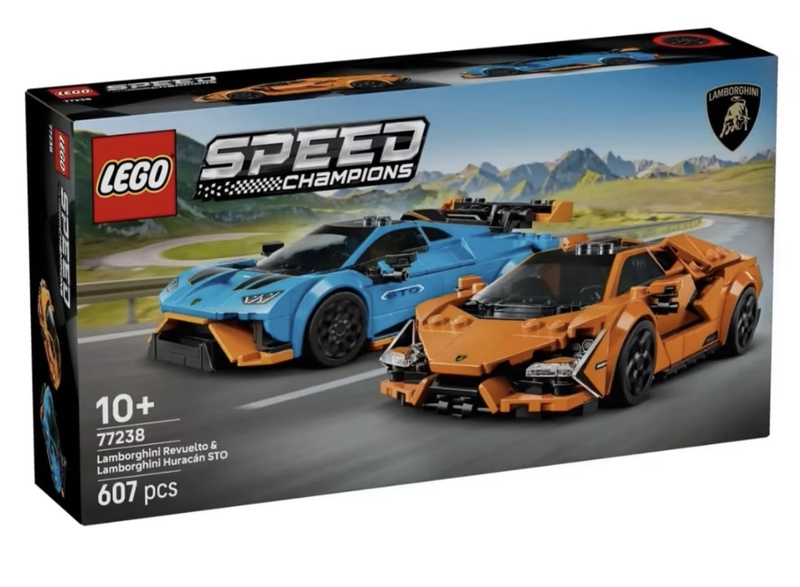 Sam Lego 77238 Speed Super Racing Series Lamborghini Twin Car Set Sam Lego 77238 Speed Super Racing Series Lamborghini Twin Car Set