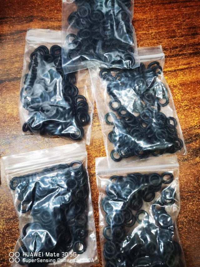 橡胶垫圈 皮圈 O型圈  四氟塞密封圈    一包100个