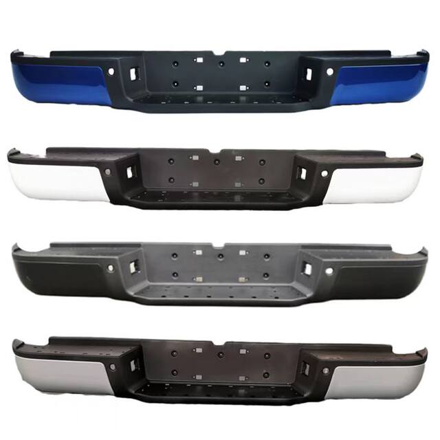 Suitable for Foton Tunland Pickup Truck Rear Bumper, Tunland E3E5 Rear Bumper Shell, Anti-Collision Bar with Painted Bar Light Accessories