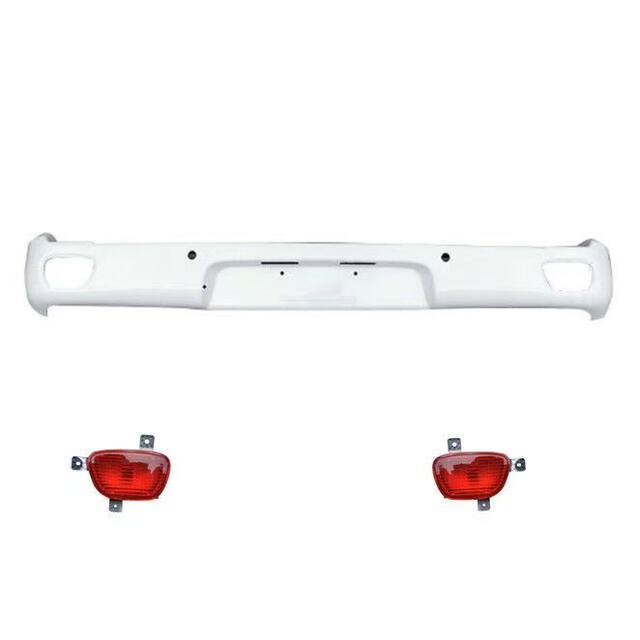 Suitable for Foton Tunland Pickup Truck Rear Bumper, Tunland E3E5 Rear Bumper Shell, Anti-Collision Bar with Painted Bar Light Accessories
