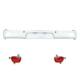 Suitable for Foton Tunland Pickup Truck Rear Bumper, Tunland E3E5 Rear Bumper Shell, Anti-Collision Bar with Painted Bar Light Accessories
