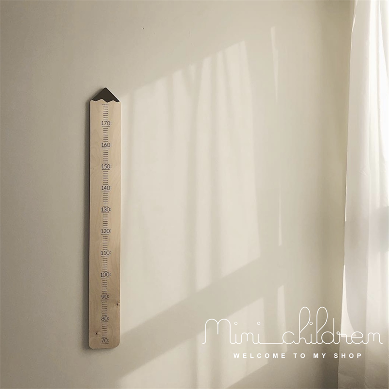 Korean ins children's height ruler children measure height bedroom wall decoration baby measuring instrument can be removed