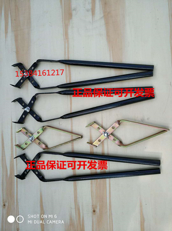 Core-like clamp core-sample pliers for core-like test block pliers for coring machine drills