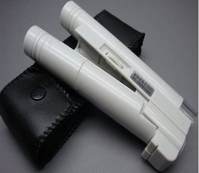 Crack width gauge detector 40 100 times concrete crack viewer with light source with scale