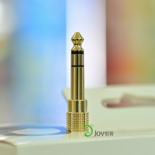 6 3 Turns 3 5 Earphones Conversion Plug Pure Copper Gold Plated 6 3mm Turns 3 5mm Headphone Plug Conversion Head