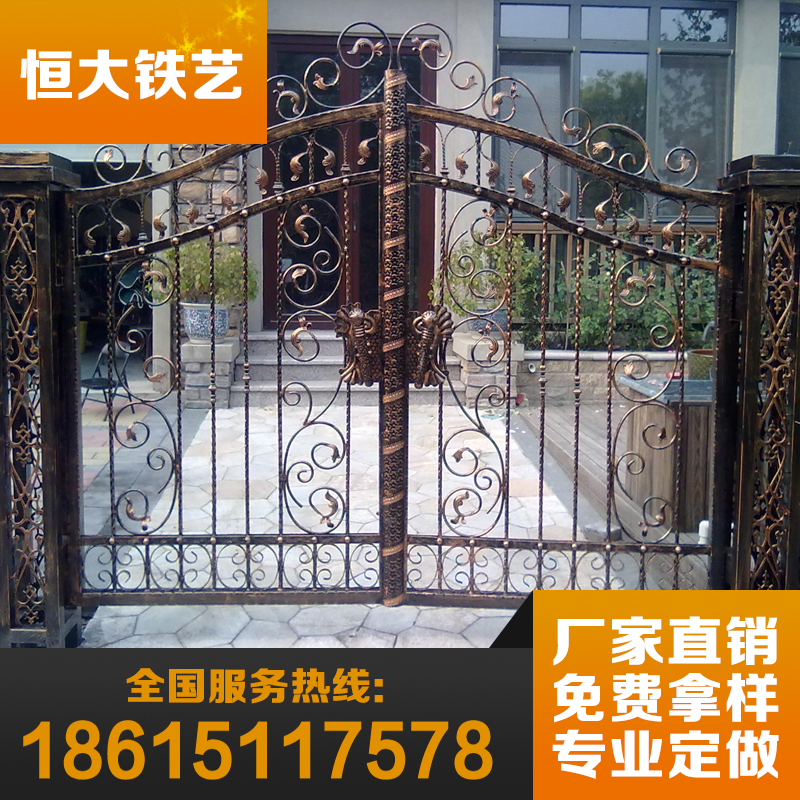 Usd 16 88 Custom Wrought Iron Door Wrought Iron Door Villa Door