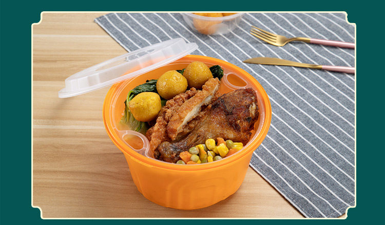 Круглый противоугонные замки с застежкой Анти -ликаж одноразовые Коробка для ланча печать снаружи направлен на борьбу пакет коробка толстая Клад пряный Сжигать чашу 