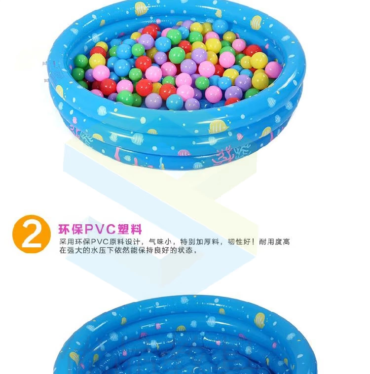 Hồ bơi trẻ em inflatable bóng hồ bơi bé bãi biển đồ chơi hồ bơi ba vòng chơi hồ bơi trẻ em của đại dương bóng hồ bơi hồ bơi bơm hơi