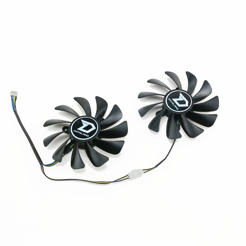 Применимо к электрическому вентилятору Dylan Devil RX 580 RX590 8G графическая карта.