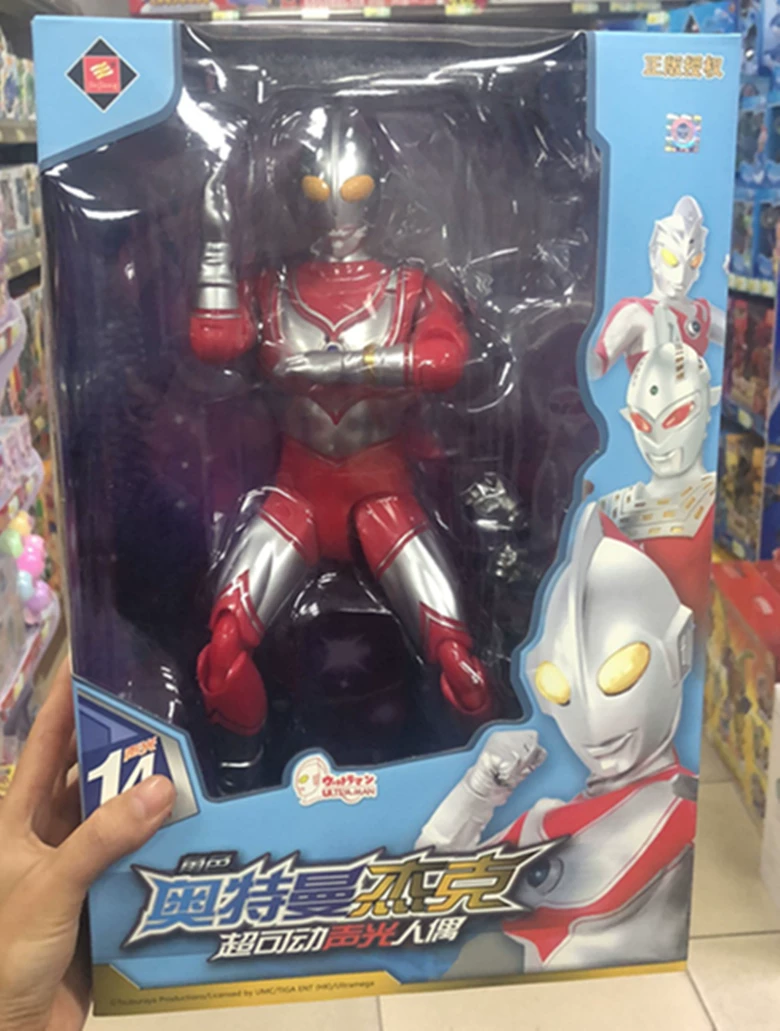 Ультра, Ultraman Tiga с подсветкой и музыкой, кукла, трансформер, подвижная игрушка, новая коллекция, Супермен