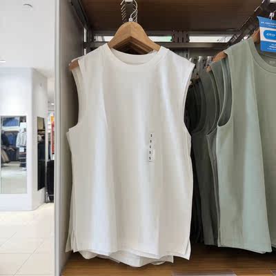 Summer 2026 New men's and women's Wear sweat-absorbing and breathable cotton blend sleeveless T-shirt and Vest 482760 475363