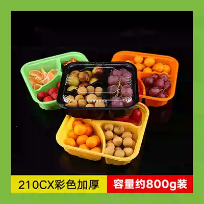 100 color transparent thickened fruit box Disposable transparent packaging box fruit and vegetable box 210CX