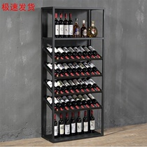 Buffet wine cup holder storage display cabinet European wine holder wine wine bar floor wine cabinet