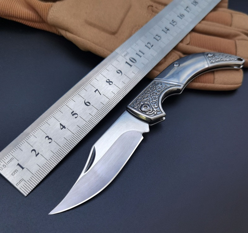 Knife self-defense cold weapon edge tritium air knife portable folding knife saber folding knife mini open express fighting tactical knife