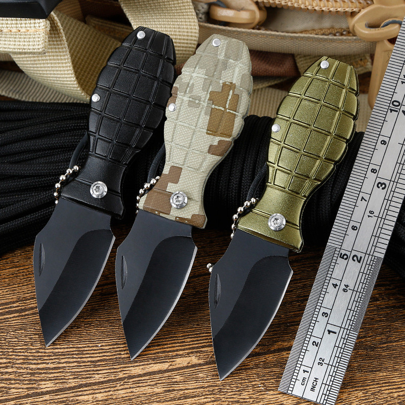 Outdoor Mini Folding Knife field Wilderness Wilderness Folding Knife Army Knife Cutter body Body Cold Weapon with Special Soldier Knife