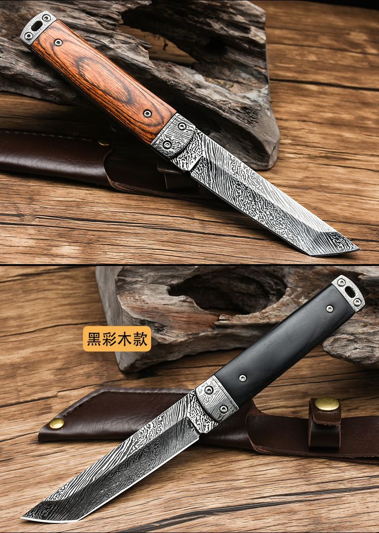 Dao ấn độ lưỡi dao tự vệ vũ khí lạnh dao tritium dao di động kiếm ngoài trời dao bỏ túi thẳng sói - Công cụ Knift / công cụ đa mục đích