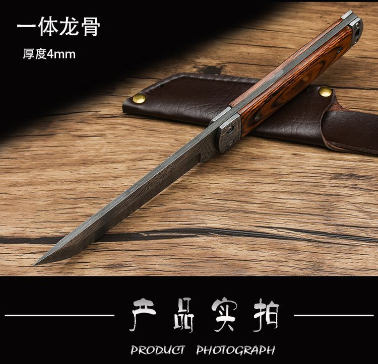 Dao ấn độ lưỡi dao tự vệ vũ khí lạnh dao tritium dao di động kiếm ngoài trời dao bỏ túi thẳng sói - Công cụ Knift / công cụ đa mục đích