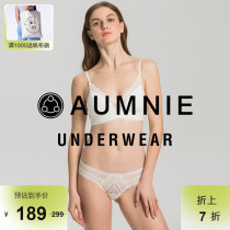 AUMNIE Australia Minyan Retro Lace Lingerie Suit Lace Side No Steel Ring Big Chest Display Small and Sexy Chest Clothing