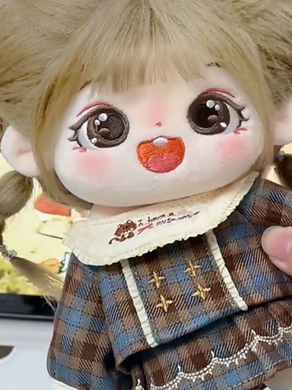 20cm娃衣栗粒sp棉花娃娃换装学院风裙子礼服女娃衣服便宜公仔娃衣