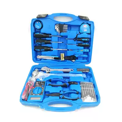 Qinghai Lake boutique Telecommunications 39-piece combination tool electrical tape screwdriver utility knife universal meter