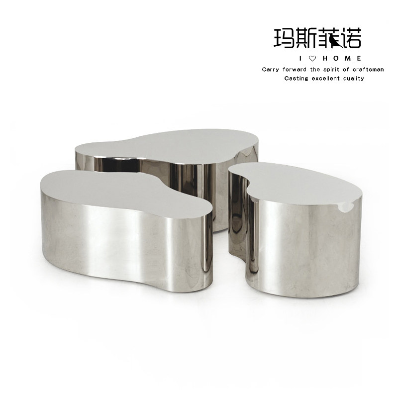 MSFN Modern Modern Modern Light Luxury Designer Creative Fashion Irregular Metal Tea Several Living Room Cafe