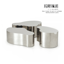 MSFN Morden Modern Light Extravagant Designer Creative Fashion Irregular Metal Tea Table Living Room Coffee Table Small Family