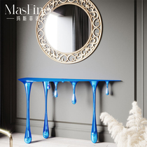 Masfino Italian designer Alien Water Drop Art Glass Steel Creative in Mass Massive Baseline Living Room