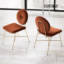 MSFN Modern Morden Nordic minimalist light lavish circle dining chair Living room Restaurant Dining Chair Dining Chair