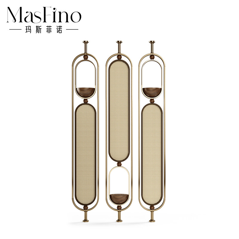 Masfino Modern Humble Window Screen Divided Living Room Season Network Red Hotel Restaurant Designer