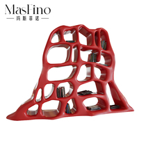 Masfino Modern Alien Creative Art Light Luxury Bookshelves Living Room Living Room Lobby Building