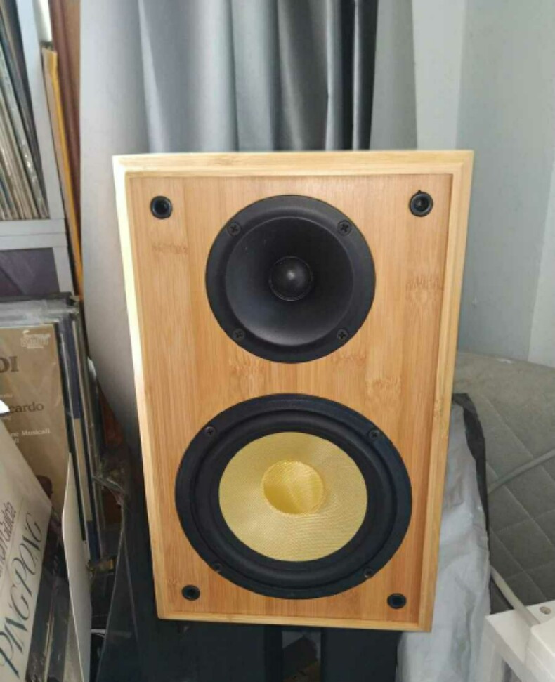Leap 6 5 Inch 2nd Frequency Division Bookshelf Box Passive Speaker Fever HIFI Speaker Bamboo Sound Box Biliary Jedi