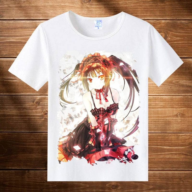 Hẹn hò chiến đấu lớn T-Shirt năm con sông road bốn series là mười hương phim hoạt hình anime xung quanh quần áo nam giới và phụ nữ vòng cổ ngắn tay áo