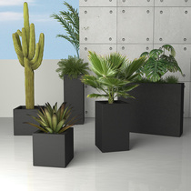 Big nose Nordic large FRP combination flower pot floor-to-ceiling outdoor flower shop Hotel indoor creative flower bowl