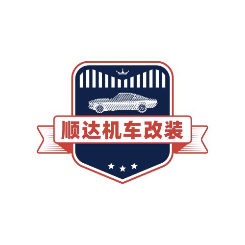 顺达机车改装的LOGO