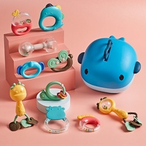 Set can be boiled safe hand-cranked teeth baby birth meeting toys baby bite glue