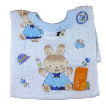 Ready Stock Childrens saliva towel pure cotton bib baby bib childrens meal pocket baby meal clothes
