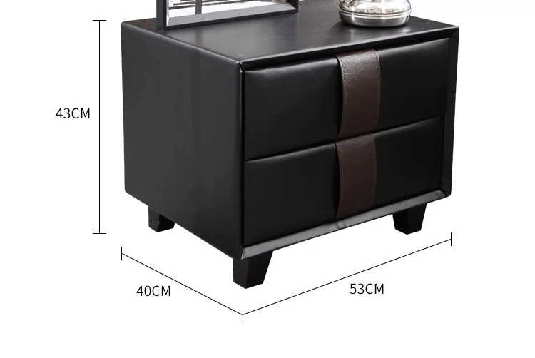 Tối giản hiện đại tủ Scandinavian giường cạnh giường ngủ theo màu sắc - Buồng tủ nhựa ghép