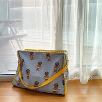 Korea Ins Kindergarten Quilt Collection Bag Cartoon Waterproof Finishing Storage Bag Clothes Packing Bag Hand