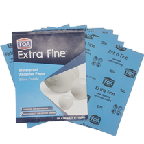 TOA special fine sandpaper blue paper water-resistant sandpaper Jade metal up to acrylic plastic surface polished and polished