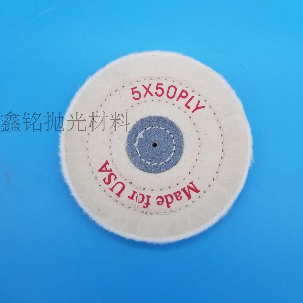 Jewelry Club Wheel White Fabric Wheel Polished Fabric Wheel Polished Metal Mirror Polished