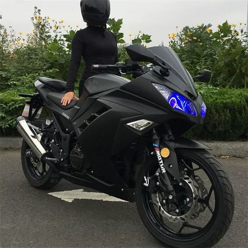 Новый импортированный Kawasaki Little Ninja мотоцикл спортивный автомобиль H2V6 двойной -цилиндр 400 тяжелая машина горизонтальная линия