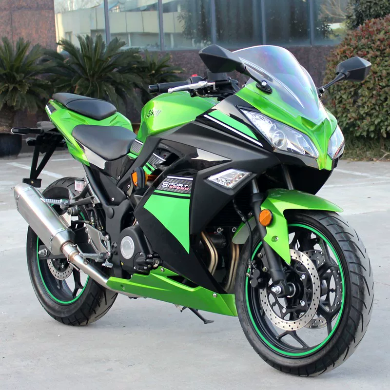 Новый импортированный Kawasaki Little Ninja мотоцикл спортивный автомобиль H2V6 двойной -цилиндр 400 тяжелая машина горизонтальная линия