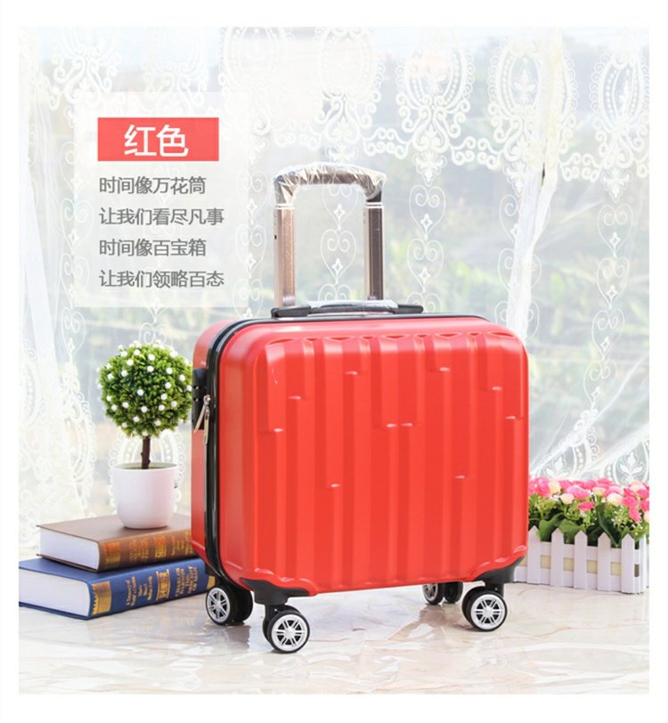 18 inch nâng cấp kim cương nội trú xe đẩy nhỏ trường hợp bánh xe phổ quát vali nữ hành lý sinh viên nam vali vali kéo